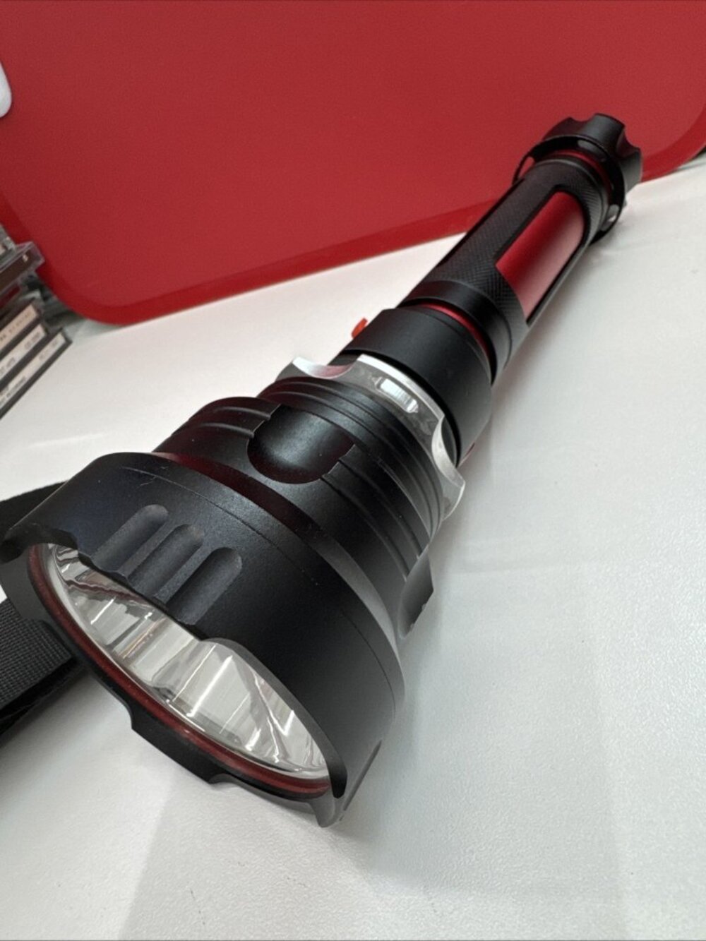 Q-Beam Stealth Defense High 1400 Lumens 1500 ft LED Flashlight Only Rechargeable - Picture 6 of 14